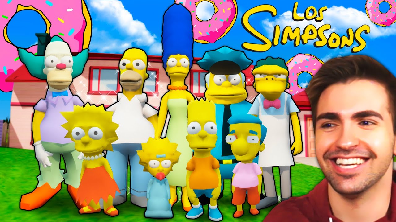 Encontr&eacute; a LOS SIMPSONS en GTA 5 !!   🍔🍟🍕