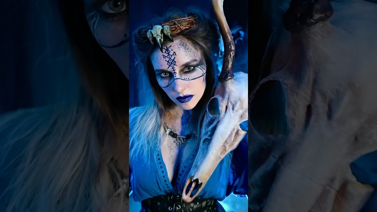 V&ouml;lva the Viking Witch 🧿 Makeup tutorial