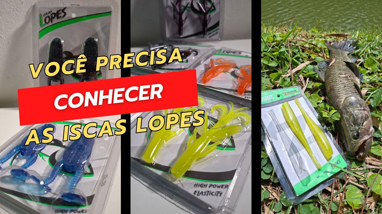 Iscas Lopes Funcionam Mesmo? Testei na &Aacute;gua e o Resultado Surpreendeu!