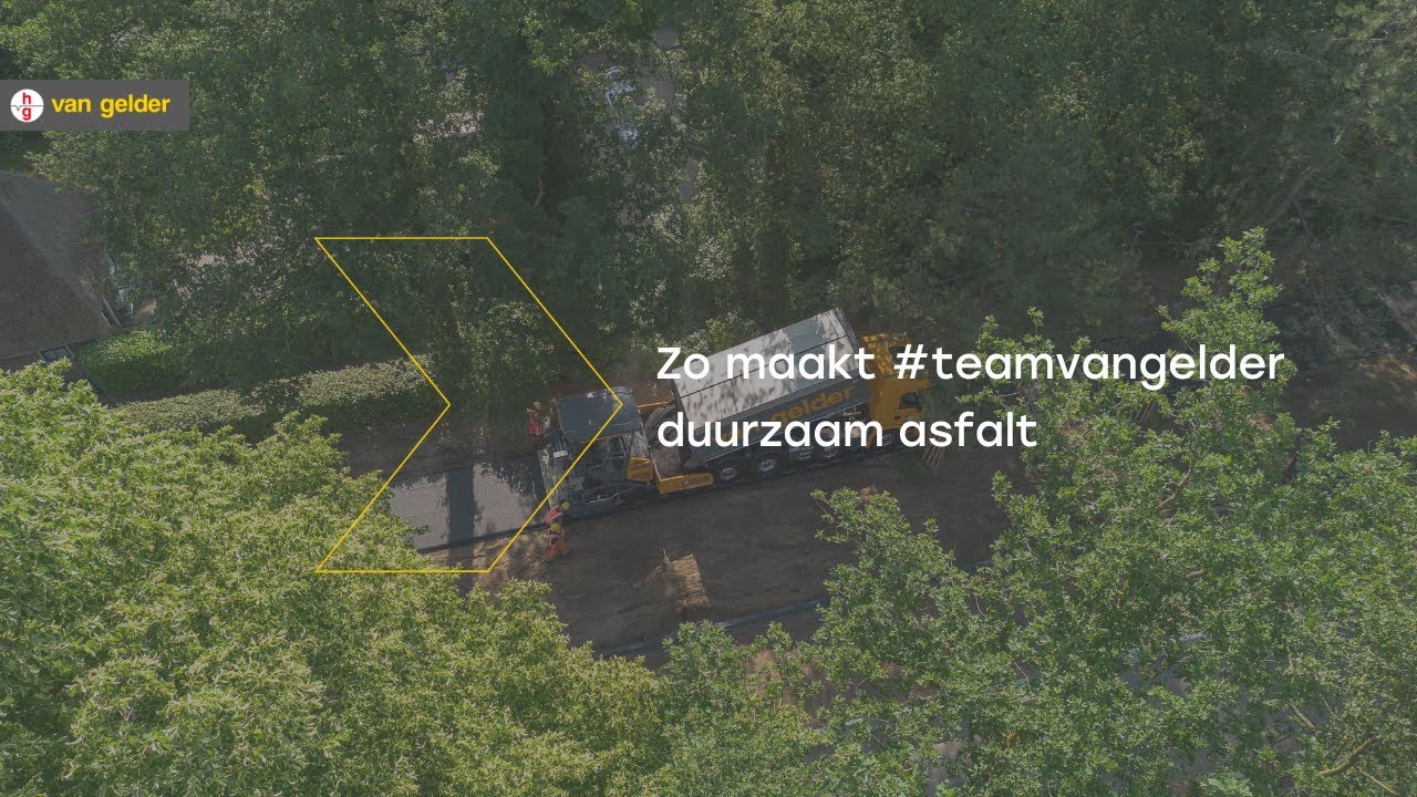 Hoe wordt duurzaam asfalt gemaakt?
