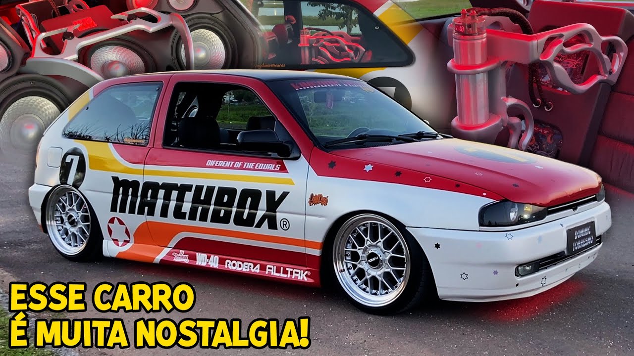 O VOLKSWAGEM GOL G2 TUNING MATCHBOX! PROJETO NOSTÁLGICO RECONHECIDO INTERNACIONALMENTE