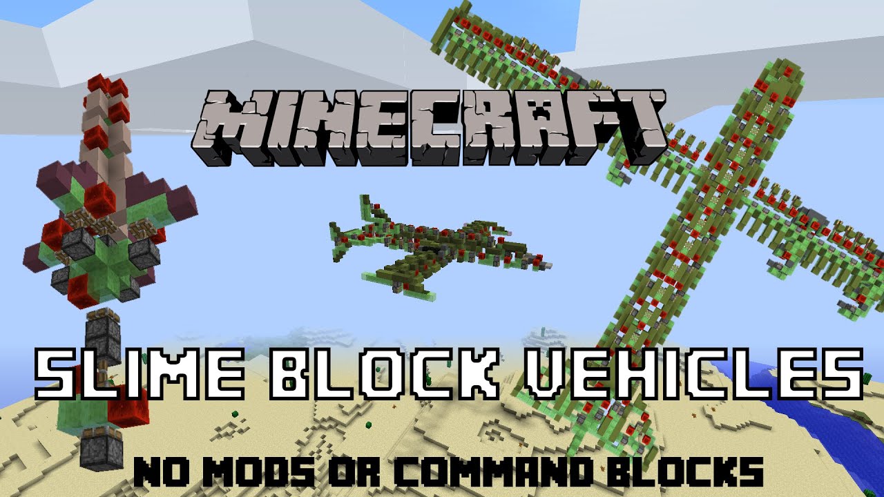 5 Vehicles Built With SLIME BLOCKS!