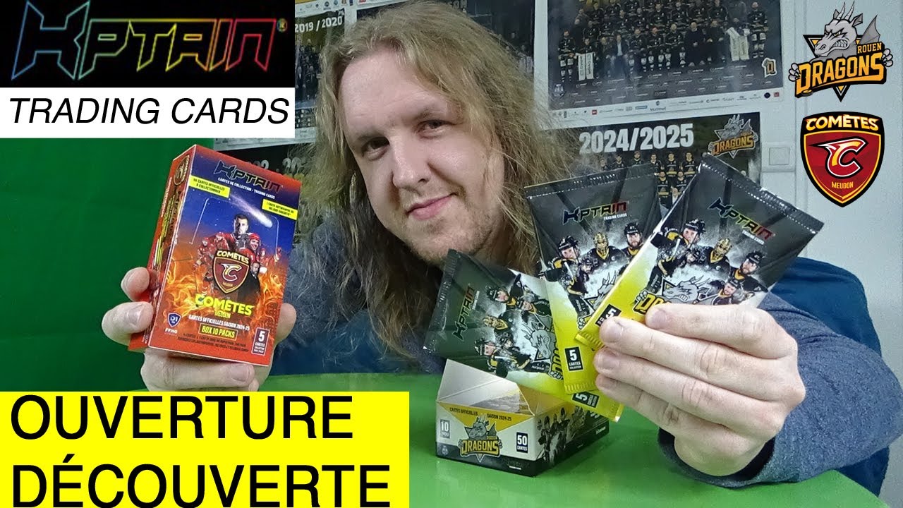 Découverte et ouverture des Trading Cards KPTAIN (Rouen + Meudon)