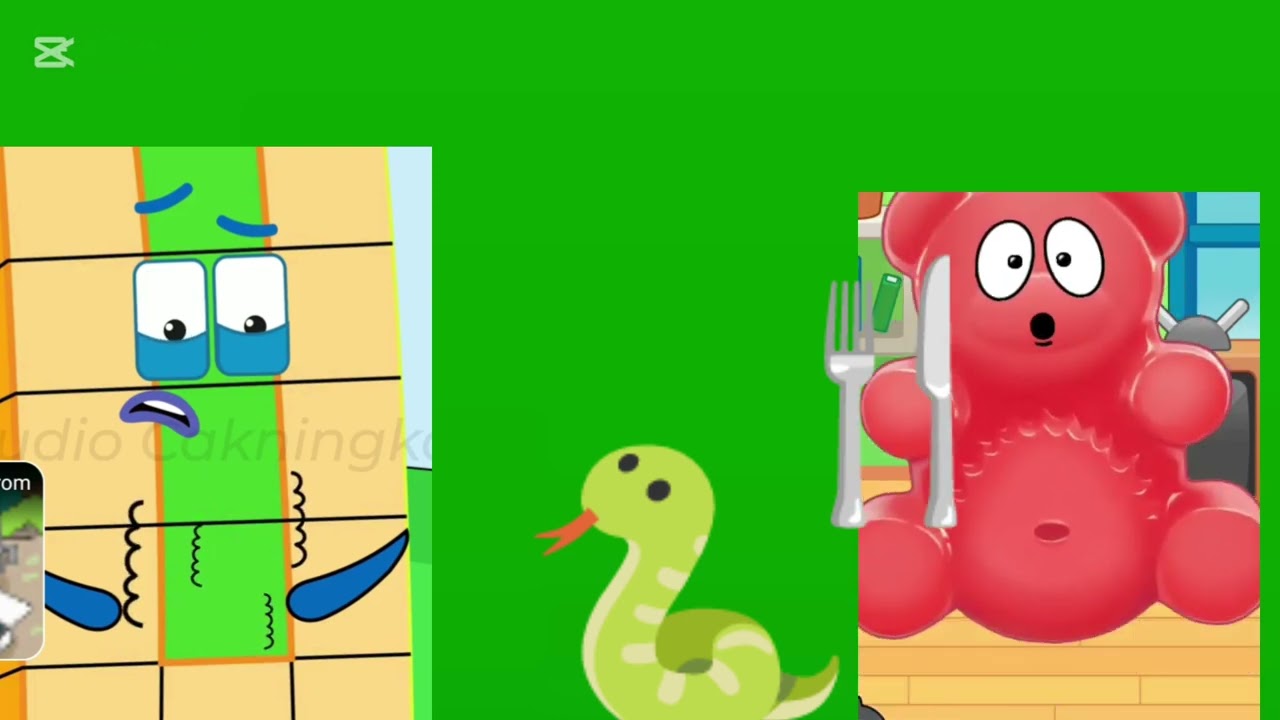 Охота за змеи Новая приключения от Numberblocks 