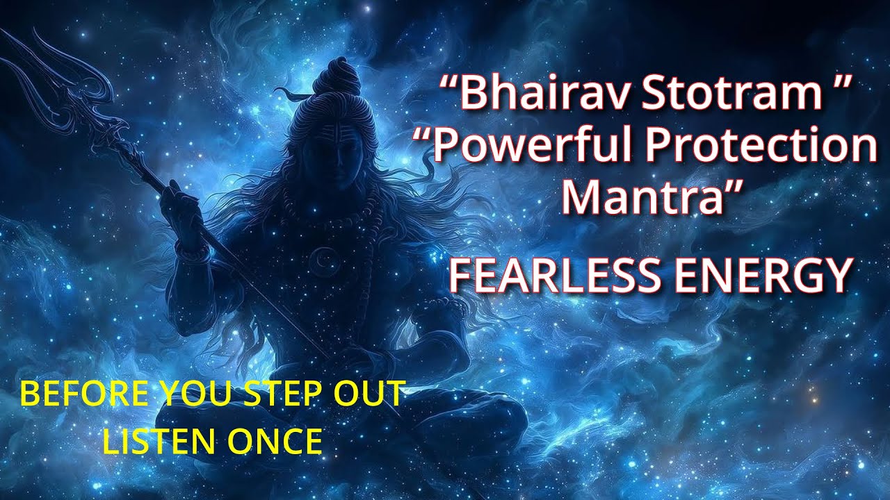 Bhairav Stotram | Powerful Protection Mantra | Must Listen Before Going Outside| Divine Protection