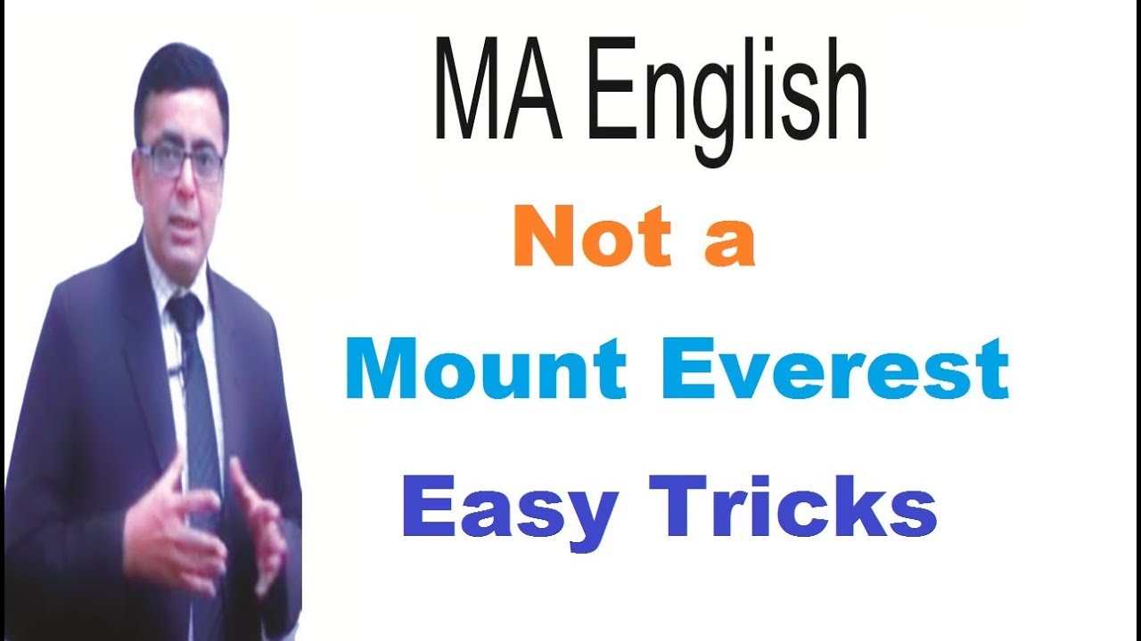 MA English Easy Tricks | MA English Not an Uphill Task