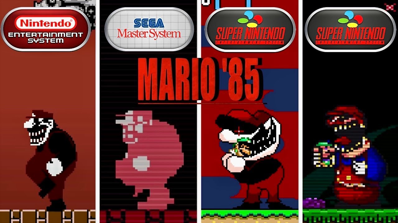 Mario '85 PC Ports Versions Comparison - 4K