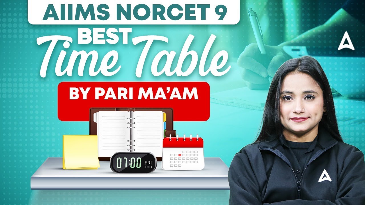 AIIMS Nursing Officer Study Plan 2025 | NORCET 9 Exam Preparation Strategy | NORCET 9 Time Table