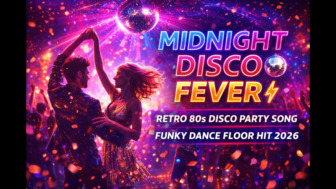 Midnight Disco Fever 🪩  Retro 80s Disco Party So