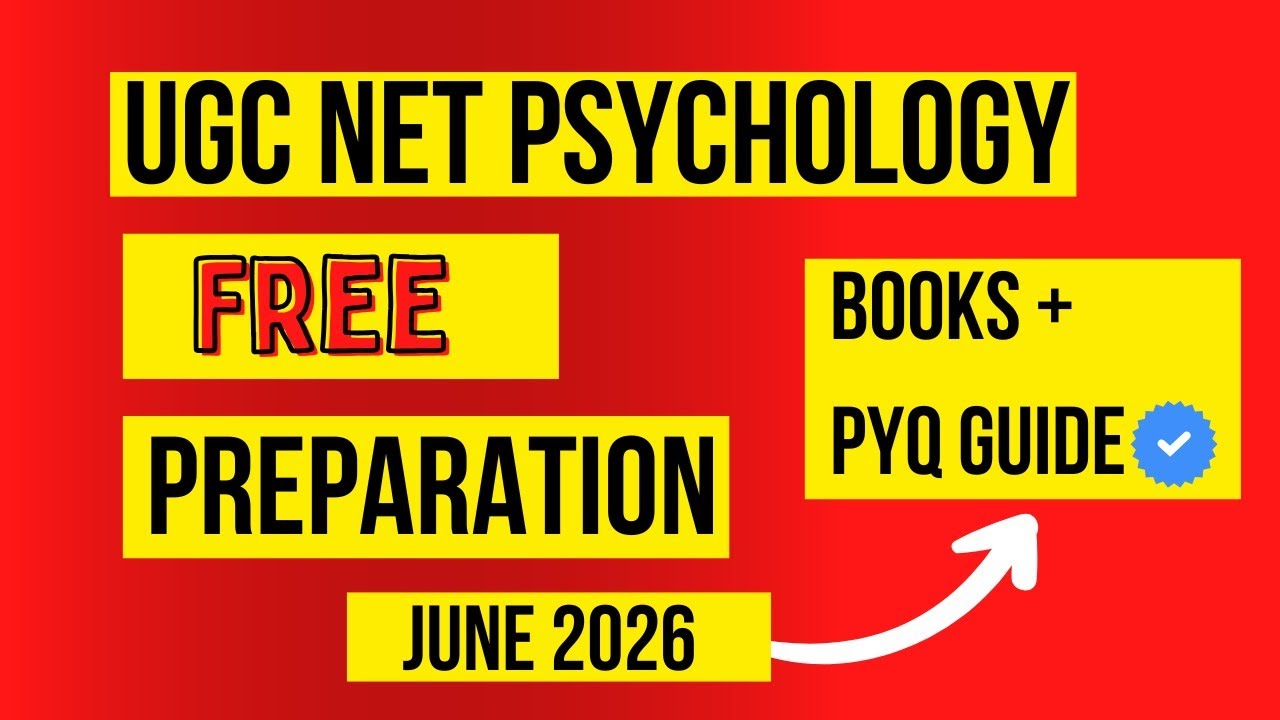 Ugc Net Psychology June 2026 free Preparation - Psycho Professor (मनोविज्ञान) 