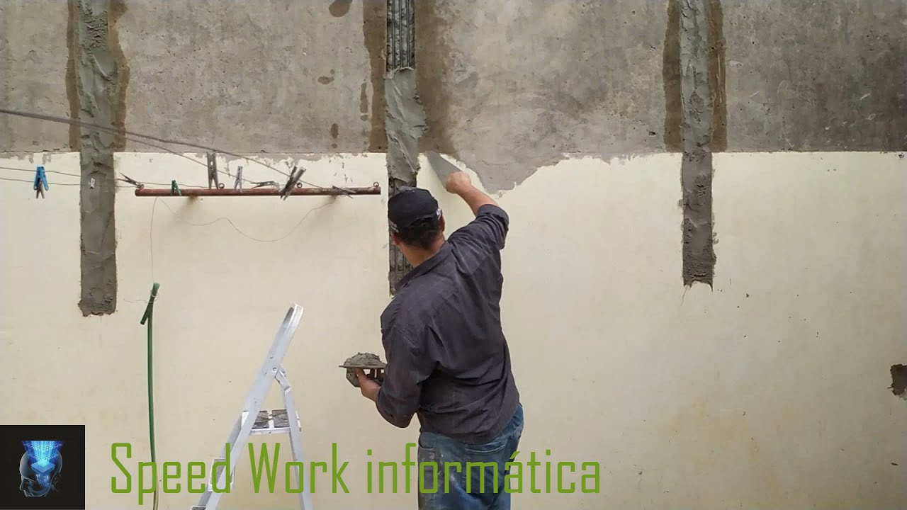 Reforçando muro feito com tijolos cerâmicos, vejam uma das maneiras de fazer este tipo de serviço