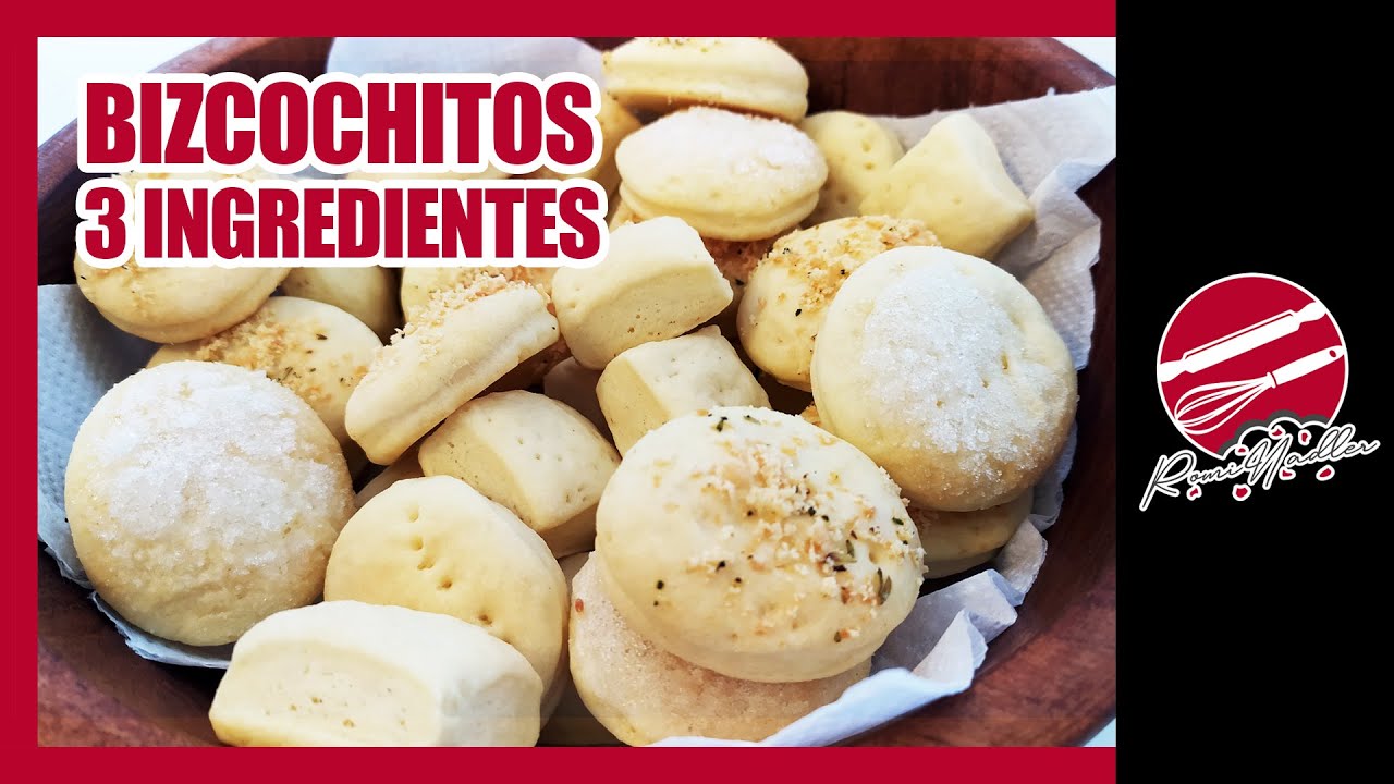 👌 BIZCOCHITOS SALADOS FACILES y RAPIDOS | Recetas de PANADERIA