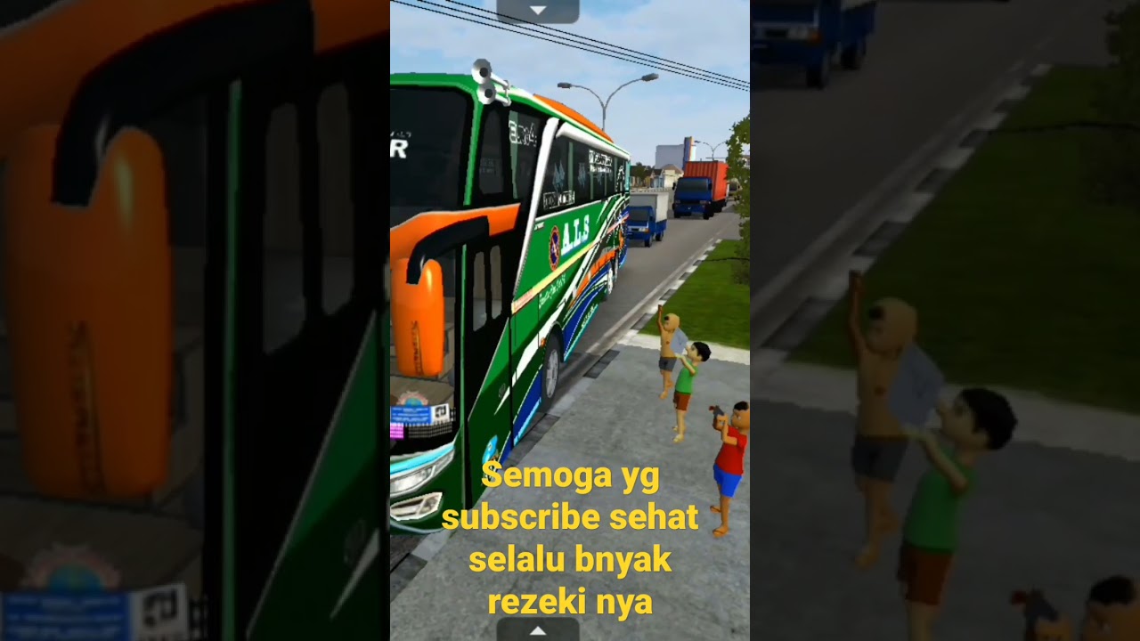 anak anak minta telolet bus ALS