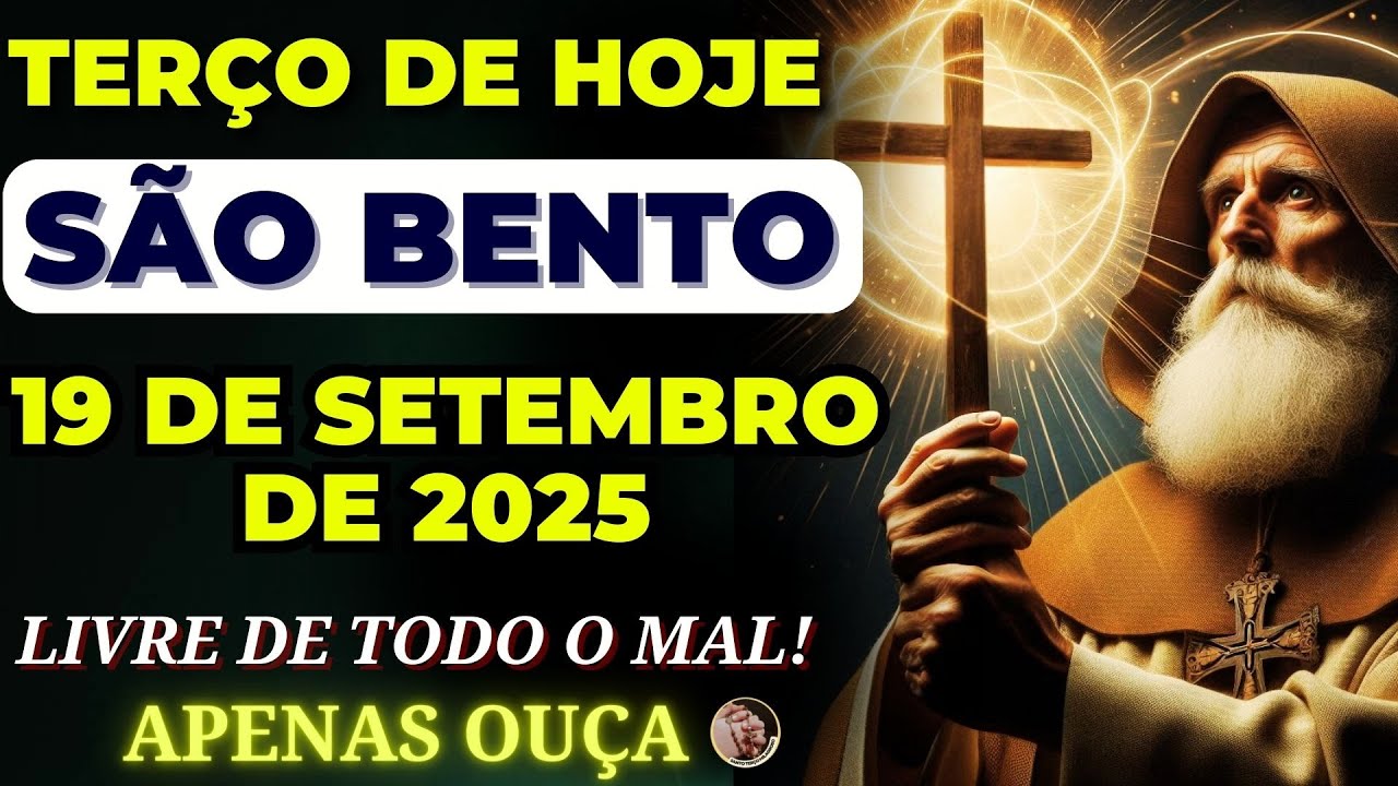 📿Terço de São Bento e a Santa Cruz🙏Quebra Correntes e Fica Livre de Todo o Mal