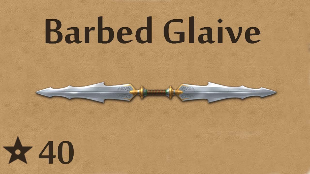 Shadow Fight 2 - BARBED GLAIVE - Weapon Test Of Interlude