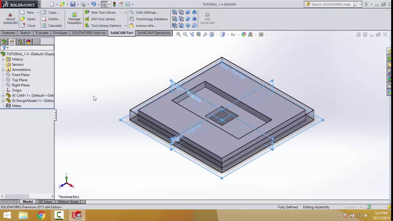 CADCAM Tutorial using SolidWorks Mach3 CNC