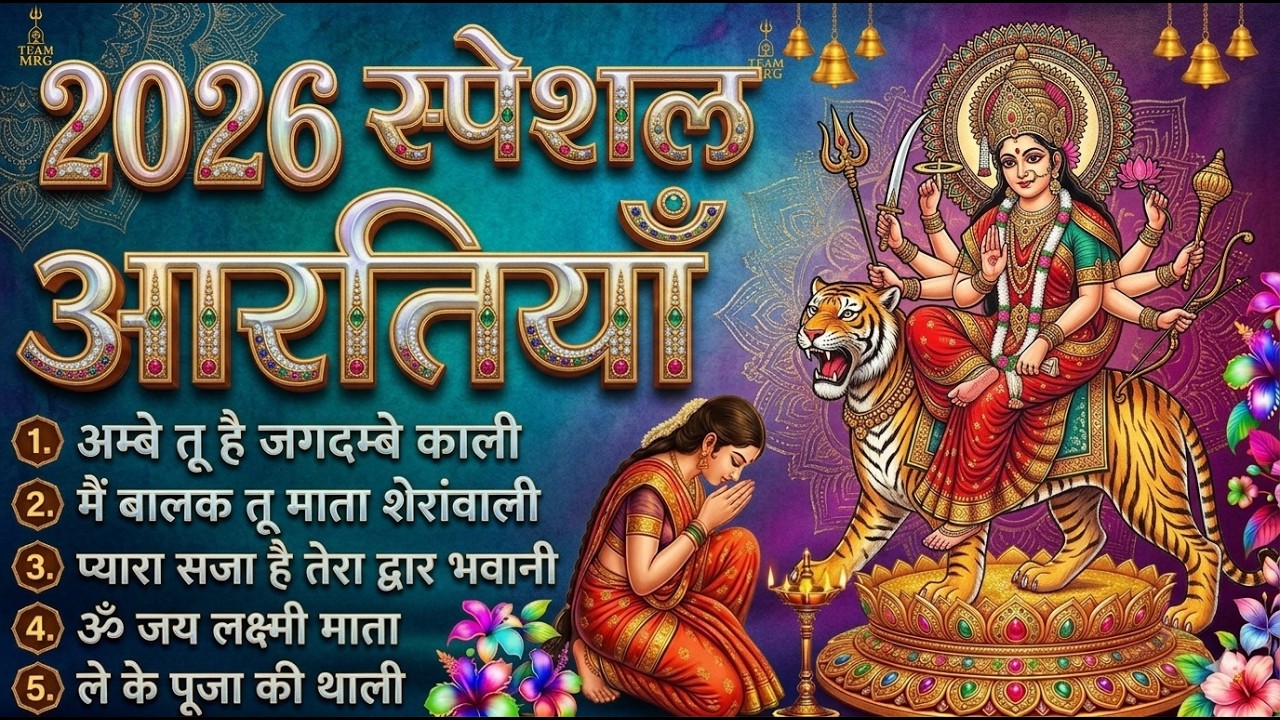 Powerful Durga Aarti Jukebox 2026 | Nonstop Maa Ambe Bhakti Songs | Jai Durga Mata
