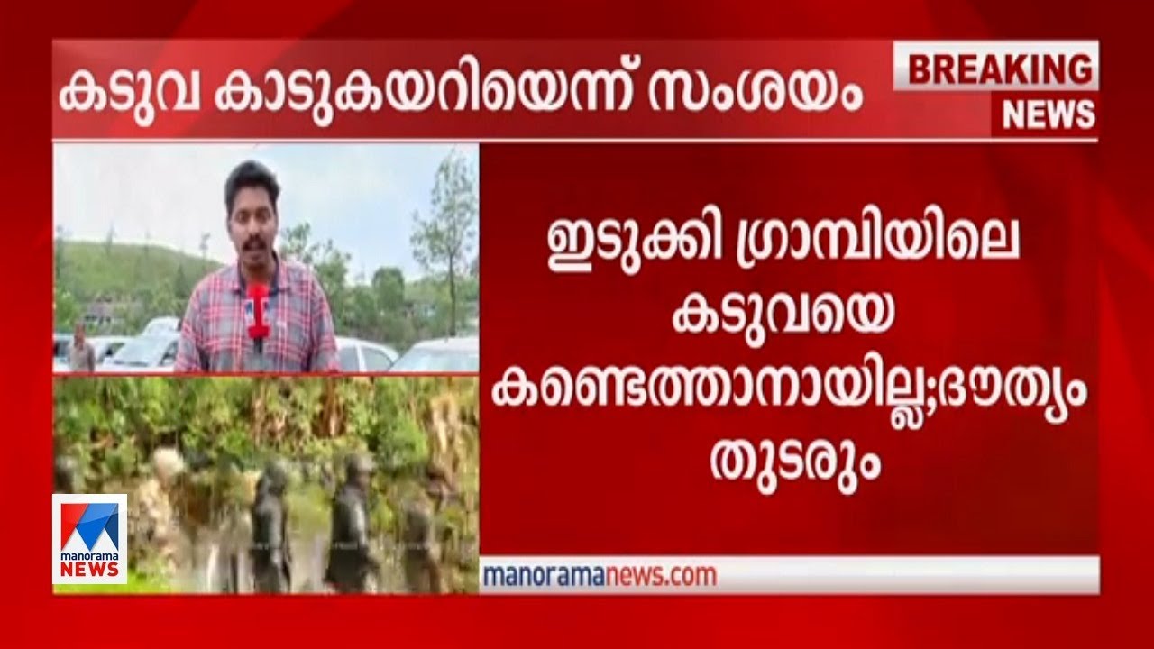 കടുവയെ കാണാനില്ല!! ഇടുക്കി ഗ്രാമ്പിയിലിറങ്ങിയ കടുവ കാടുകയറിയെന്ന് സംശയം  | Tiger