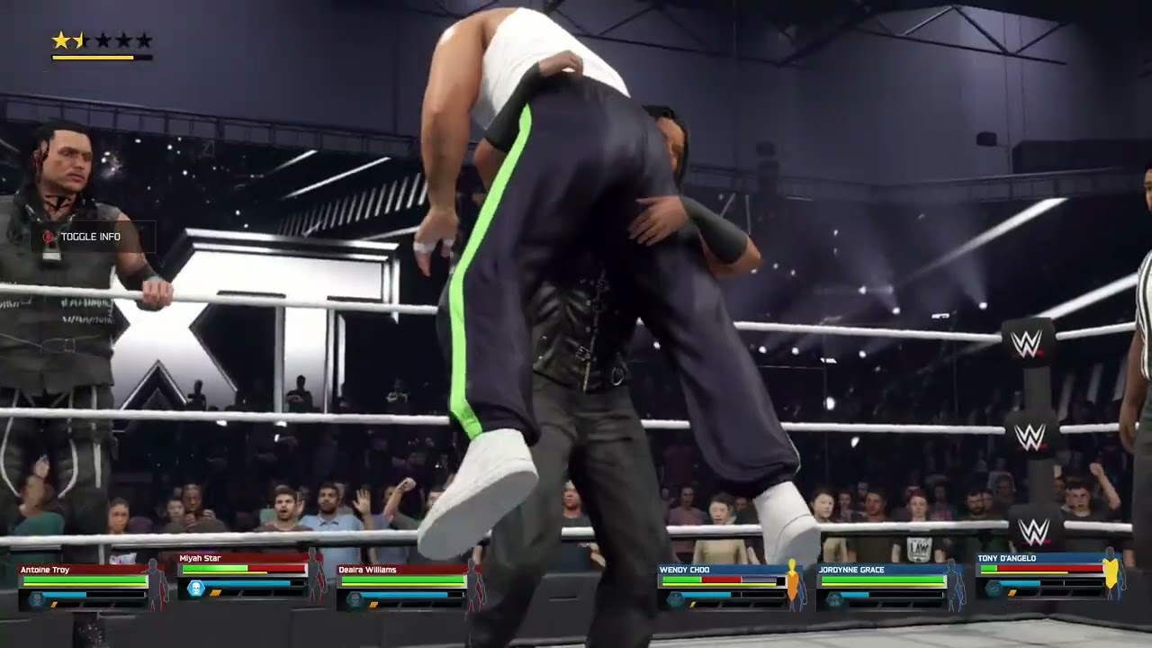 The Frontline vs D'Angelo, Grace, and Choo - WWE 2K25 (pt.1)