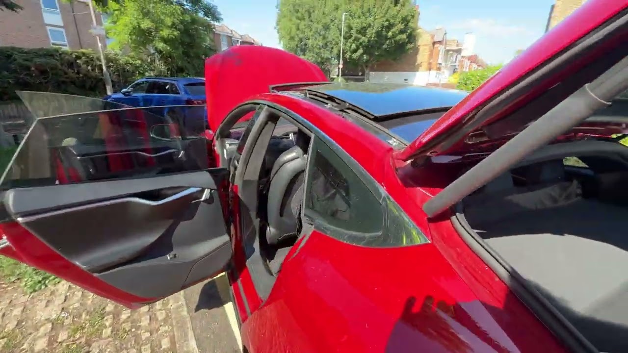 Clearing my Tesla Model S sunroof drains