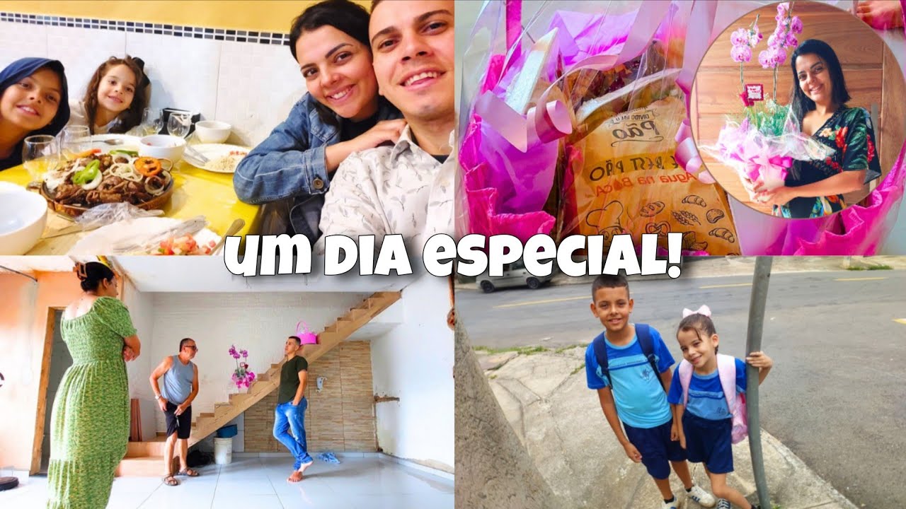 Recebi uma surpresa de aniversário | Escola, rotina e fechamos com o gesseiro 