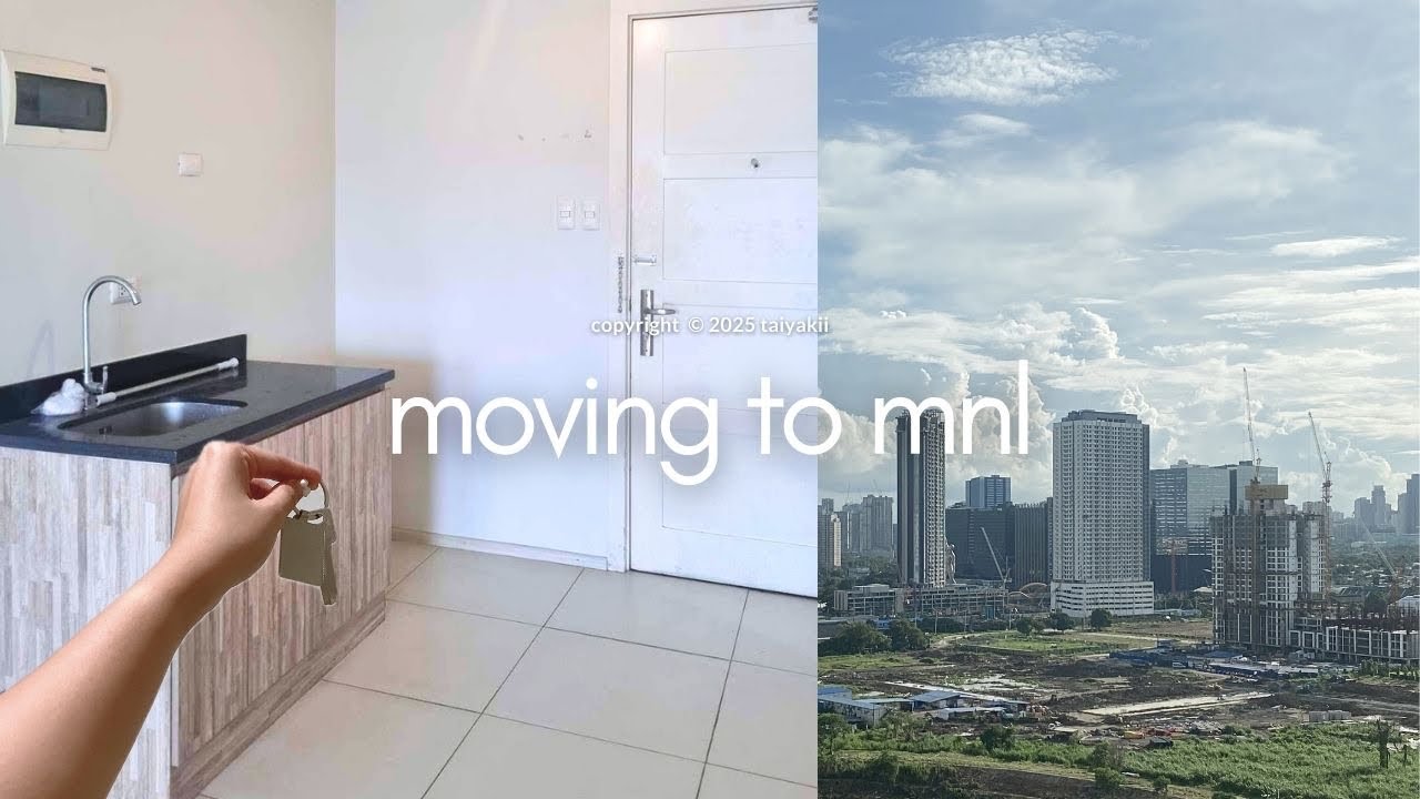 living alone in metro MNL 🏙️ | move in with me 📦, new chapter, enchanted kingdom 🎢💗