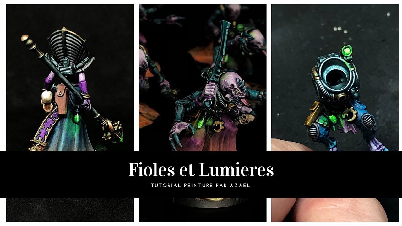 Tuto Peinture : Fioles et lumières