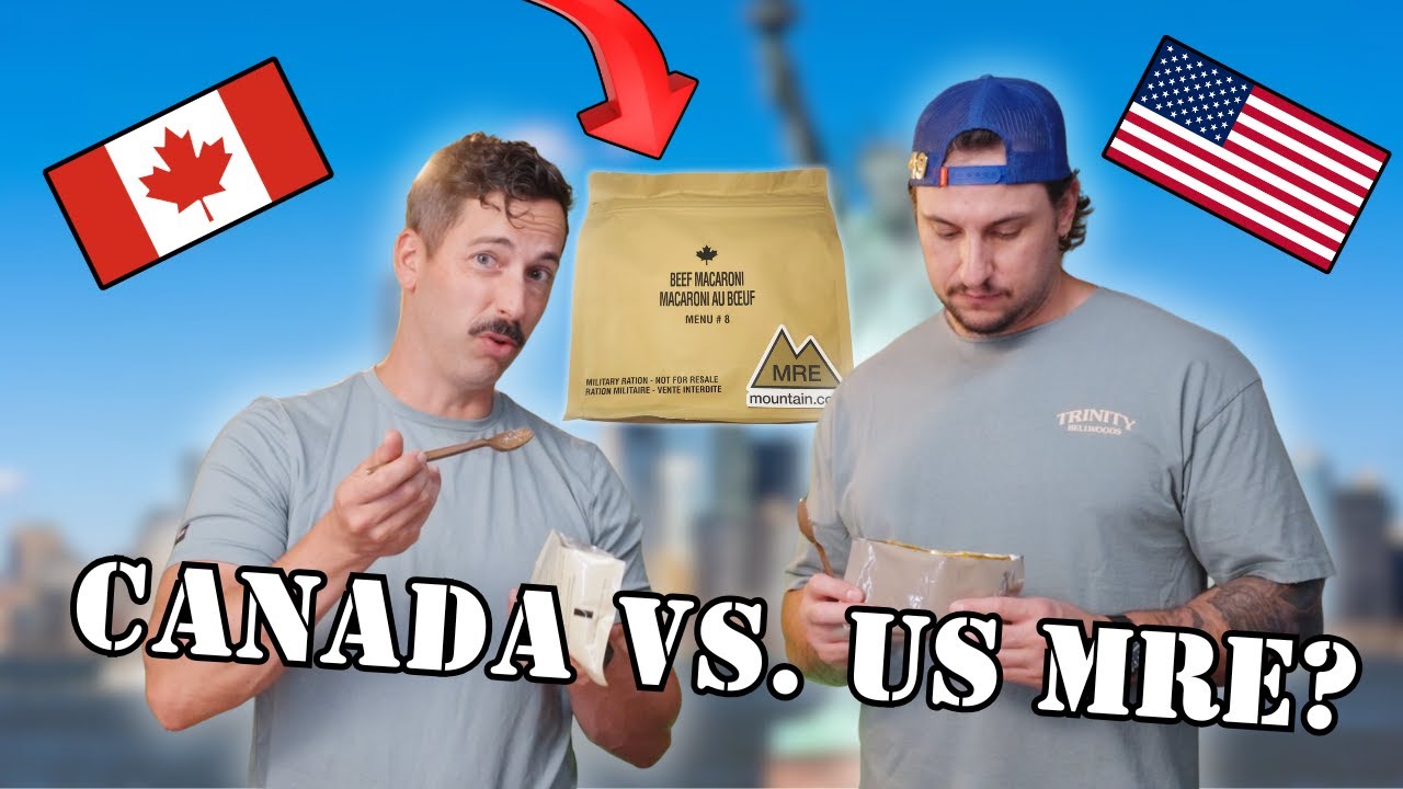 Дегустационное противостояние канадских и американских MRE!