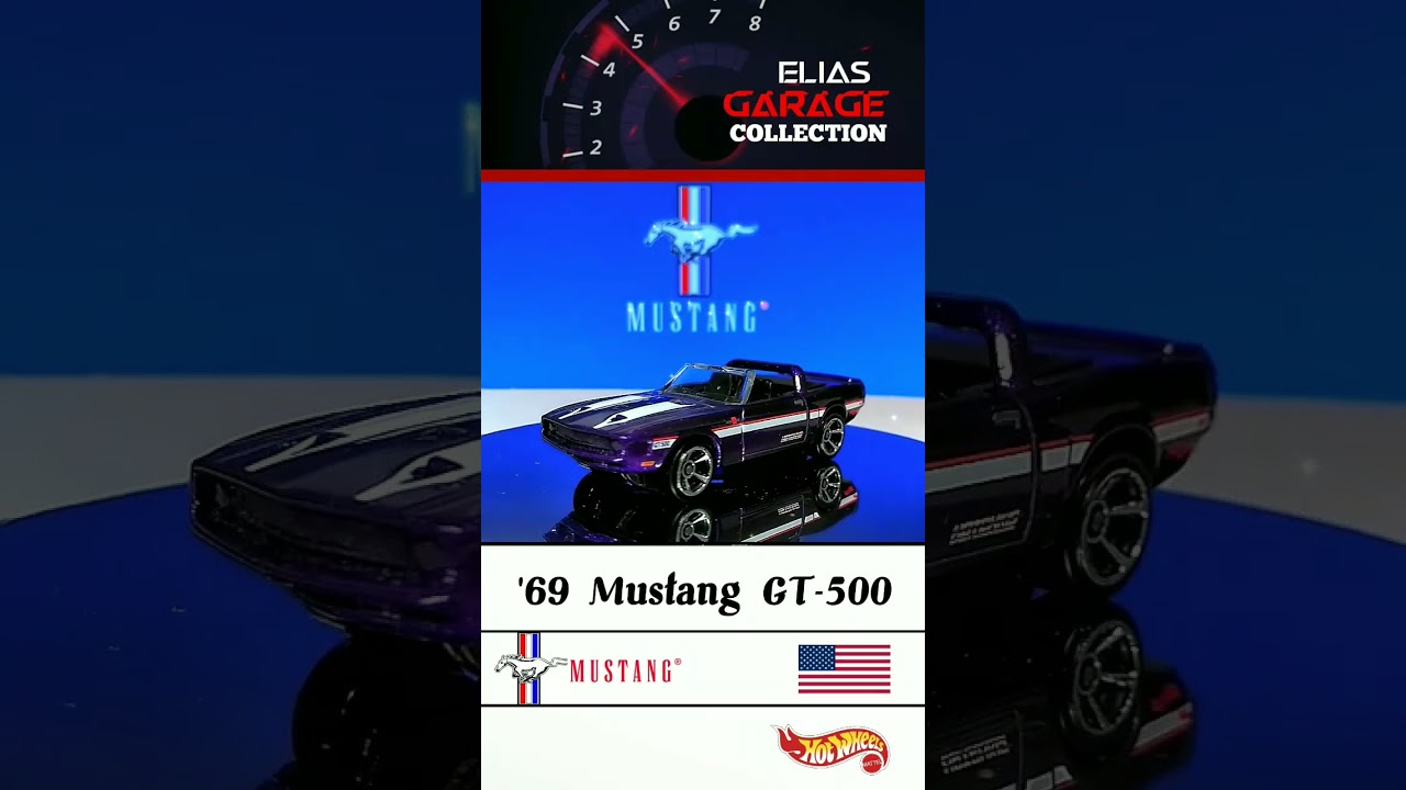 '69 Ford Mustang GT.500 Hot Wheels Collection Cars Mattel 