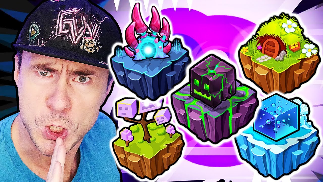 ALL Geometry Dash 2.2 EXTRA GAUNTLETS COMPLETE - CURSED, FANTASY, STRANGE, PORTAL, WATER