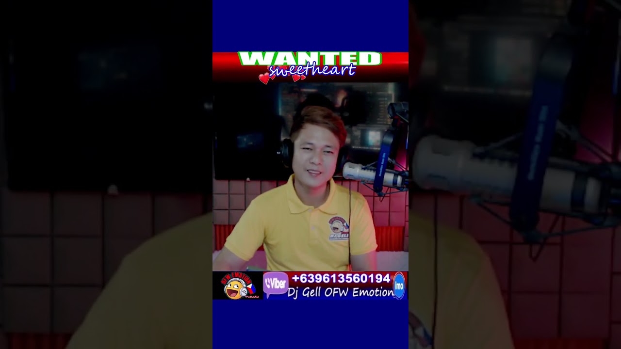 Live Now : Wanted Sweetheart with DJ Gell OFW Emotion Tv.Radio / March 08, 2026 / 7-10PM