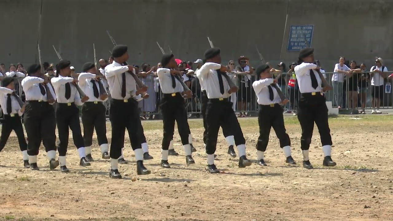 South African Navy Festival - Precision drill by SA Navy junior ratings
