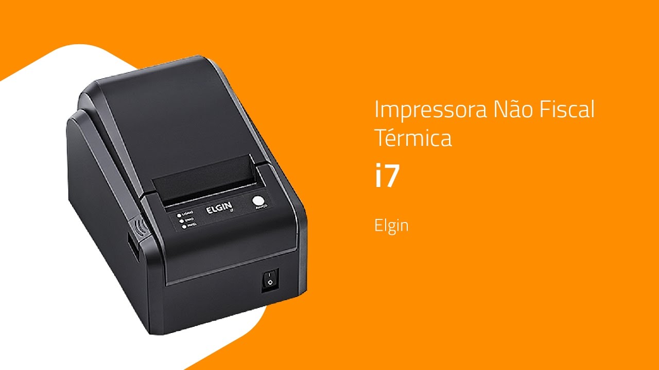 Impressora N&atilde;o Fiscal T&eacute;rmica i7 - Elgin - ZIP Automa&ccedil;&atilde;o