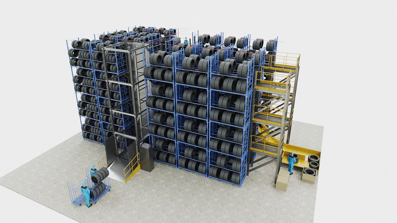 Multilevel mezzanine system by Arcom