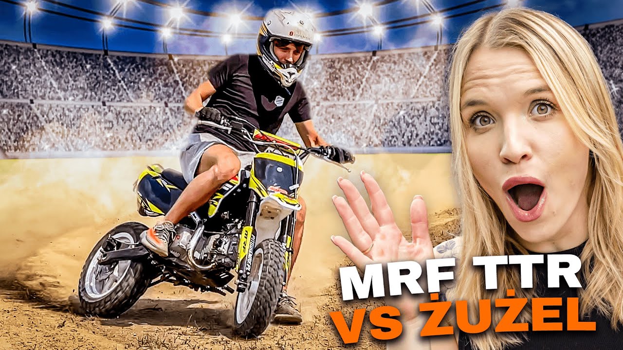 PRZEROBILIŚMY PITBIKE MRF 140 TTR NA MOTOR ŻUŻLOWY | FLAT TRACK