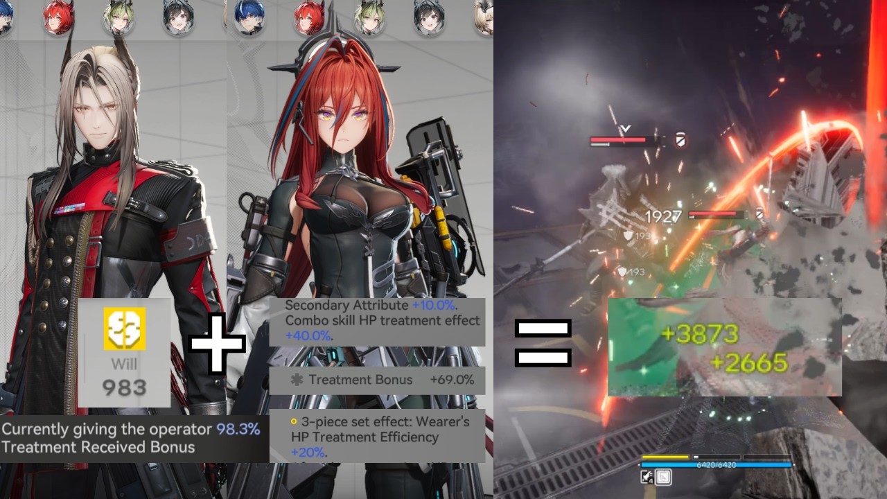 We do big number on healing now huh? // Arknigth Endfield