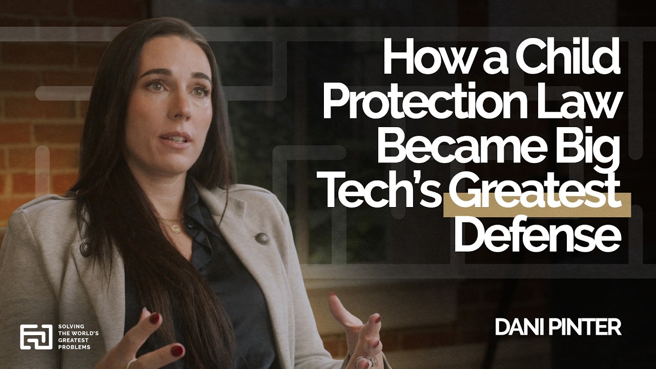 How a Child Protection Law Became Big Tech&rsquo;s Greatest Defense | Dani Pinter