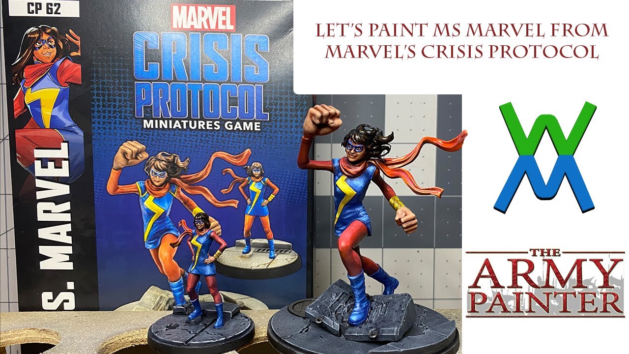 Let's Paint Ms Marvel from Marvel's Crisis Protocol