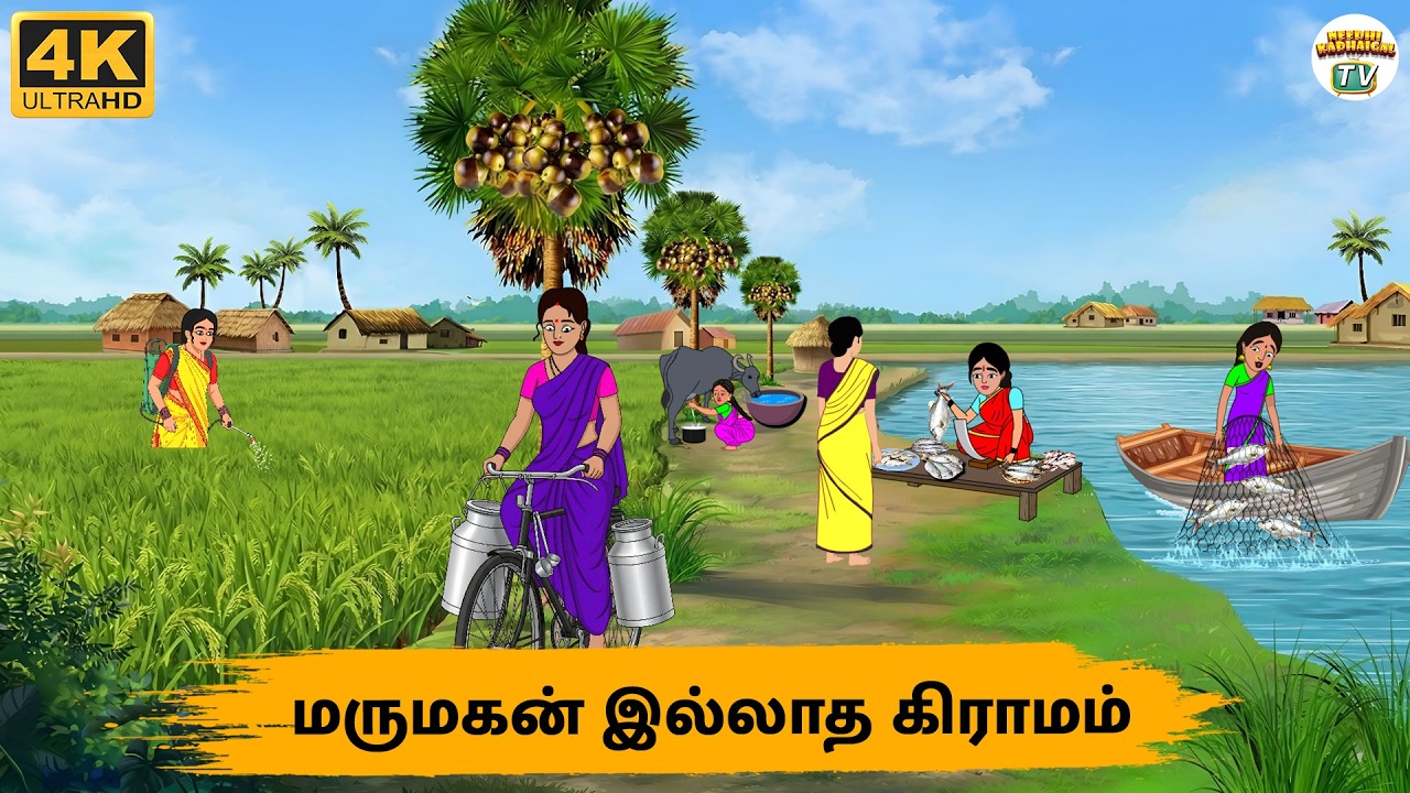 Tamil Stories - மருமகன் இல்லாத கிராமம் - Needhi Kadhaigal Tv - 340 | Moral Stories