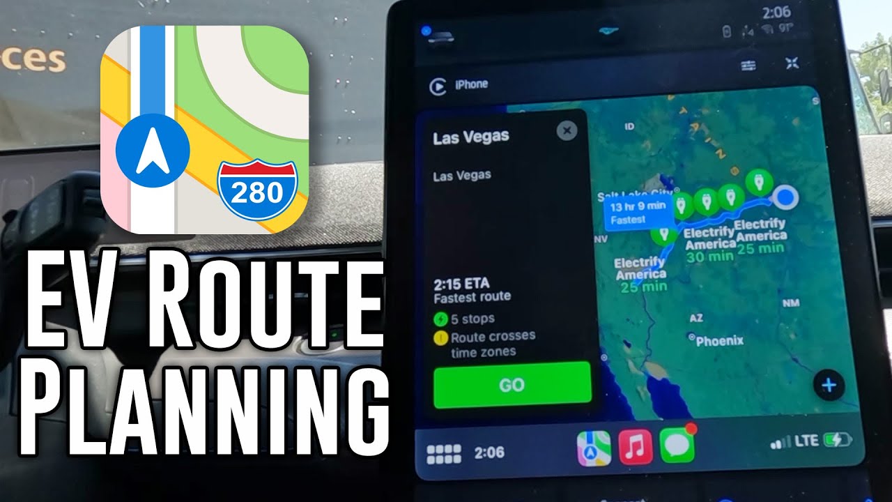 Маршрутизация электромобилей в Apple Maps &mdash; упрощает поездки!