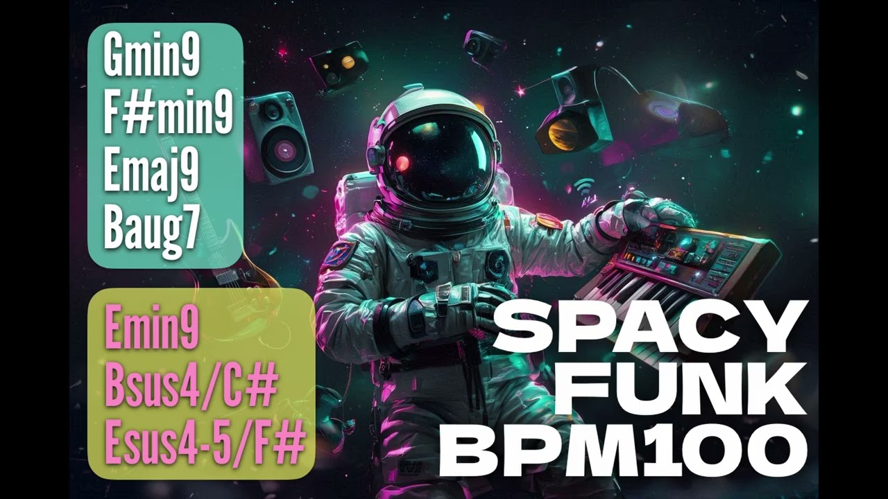 Backing Track SPACY FUNK BPM100