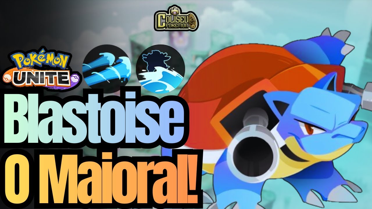 Blastoise É Um Dos Melhores Pokémon Atualmente! Muito Forte! Pokemon Unite Gameplay #pokemon