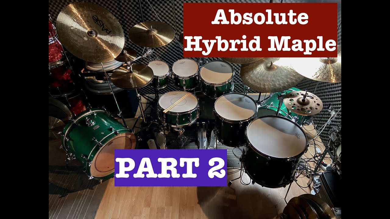🥁 Гибридные кленовые барабаны Yamaha Absolute Hybrid ЧАСТЬ 2
