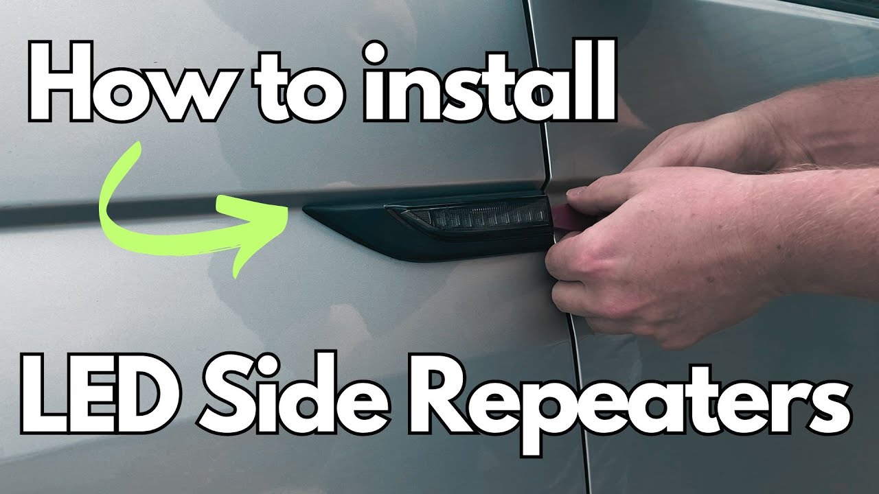 How to install Dynamic LED Side Repeaters | VW T6 Transporter