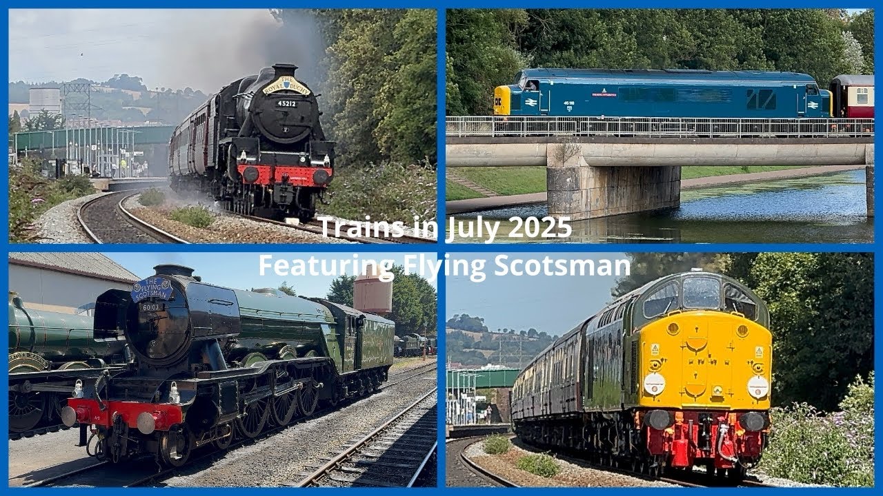 July trains 2025 featuring Flying Scotsman at WSR