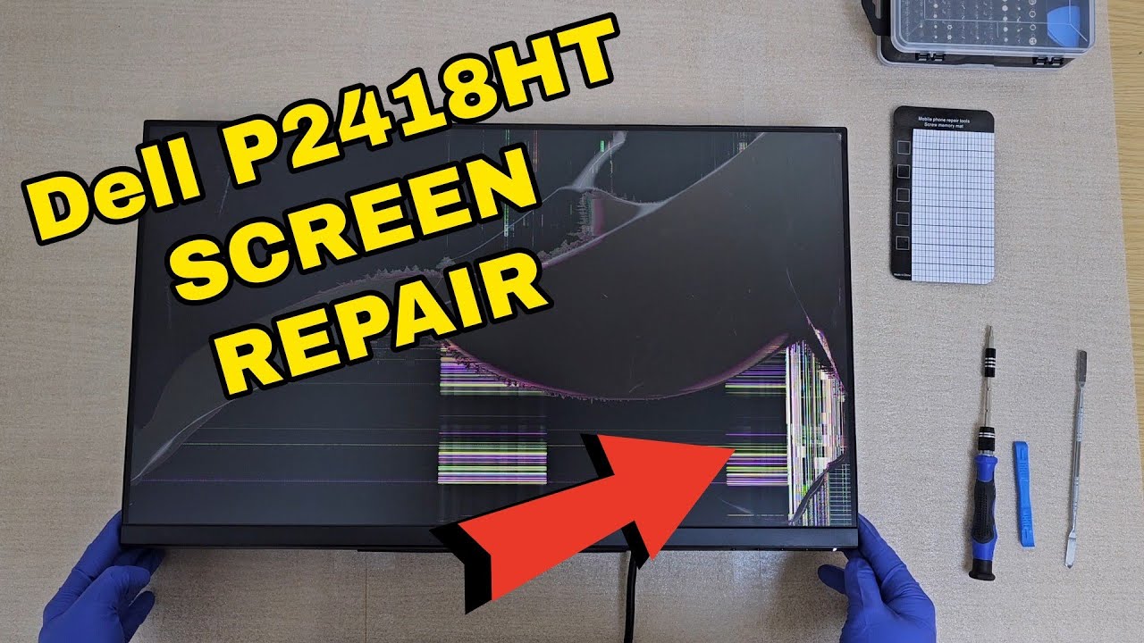 Dell P2418HT Monitor Screen Replacement (Full Repair Guide)