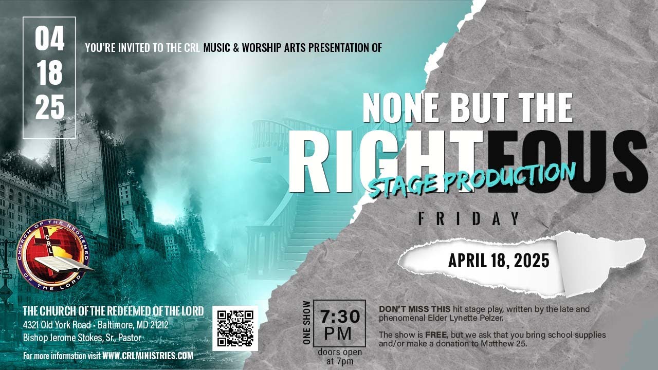 None But The Righteous - Easter Production