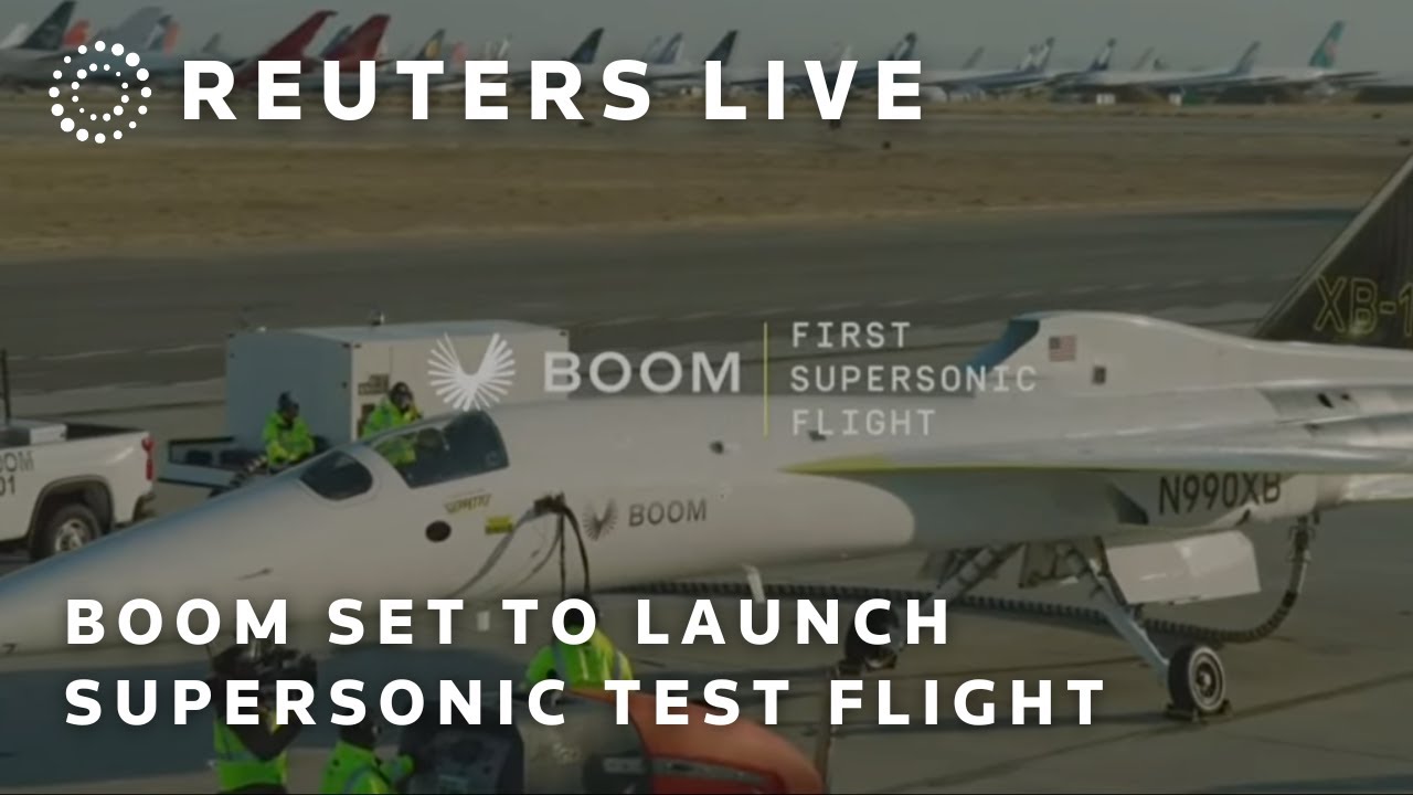 LIVE: Boom set to launch supersonic test flight