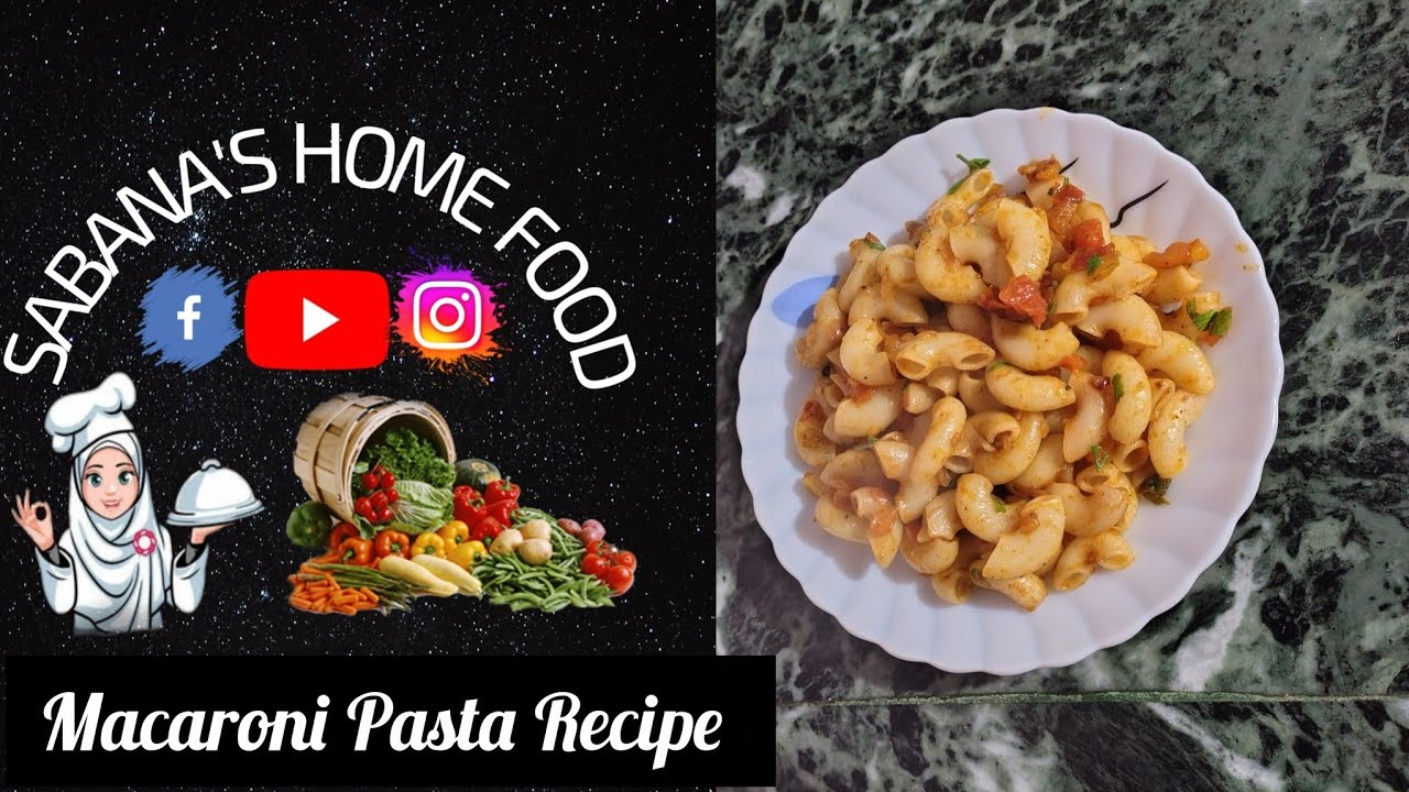 Macaroni  Pasta  Recipe  /  Indian  Style  