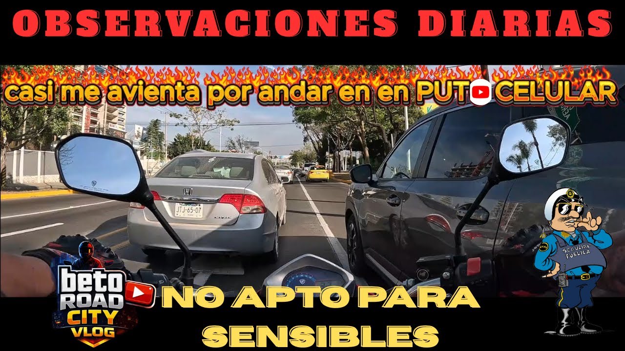 Ruta termina en susto / Casi accidente me cuesta la V1D4 #guadalajara #observacionesdiarias
